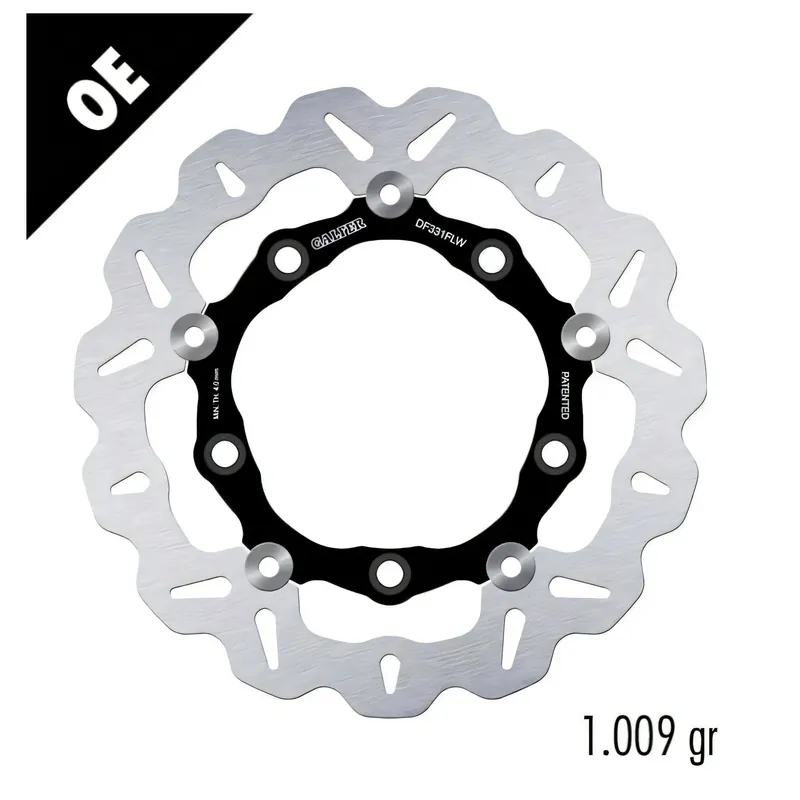 Bremsscheibe Galfer DF331FLW WAVE® mit ECE R90 Zulassung, schwimmend vorne 260x4,5mm (2 benötigt) für Suzuki AN Burgman 250 / 650 ccm Bj. 2004 - 2007 Markenprodukt