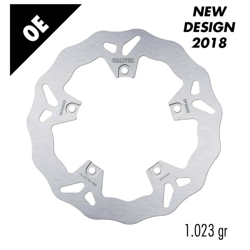 Bremsscheibe Set Galfer 2x DF500W WAVE® mit ECE R90 Zulassung, starr vorne 267x5mm für Yamaha YP Majesty 400 ccm Bj. 2005 - 2009 Geprüft
