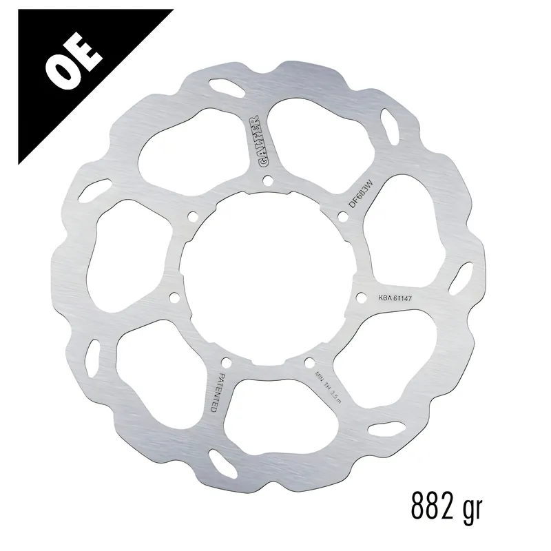 Günstig Bremsscheibe Galfer DF683W WAVE® mit ECE R90 Zulassung, starr vorne 279,5x4mm für Rieju RS-2 NKD Matrix 50 ccm