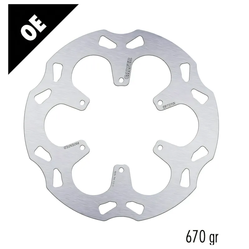 Preis Gesenkt Bremsscheibe Galfer DF721W WAVE® mit ECE R90 Zulassung, starr vorne 260x4mm (2 benötigt) für Piaggio MP3 HPE 500 / 530 ccm