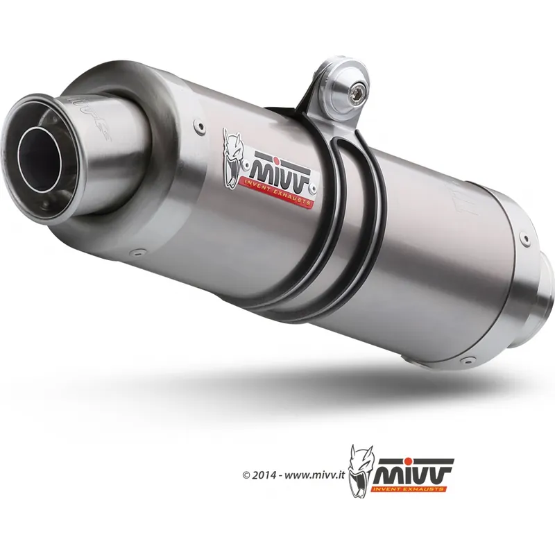 Highlight Auspuffanlage Mivv SLIP-ON Titan GP Sport für Triumph Speed Triple 1050 ccm Bj. 2007 - 2010