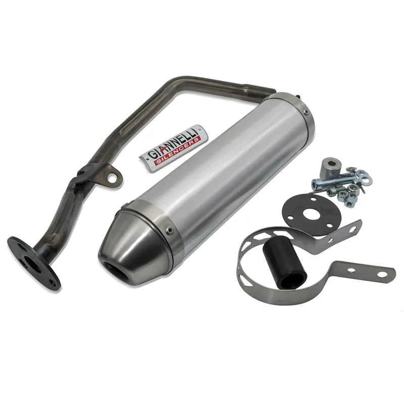 Auspuffanlage Giannelli Endtopf Aluminium mit ABE für Peugeot XPS Track 50 ccm Beliebt