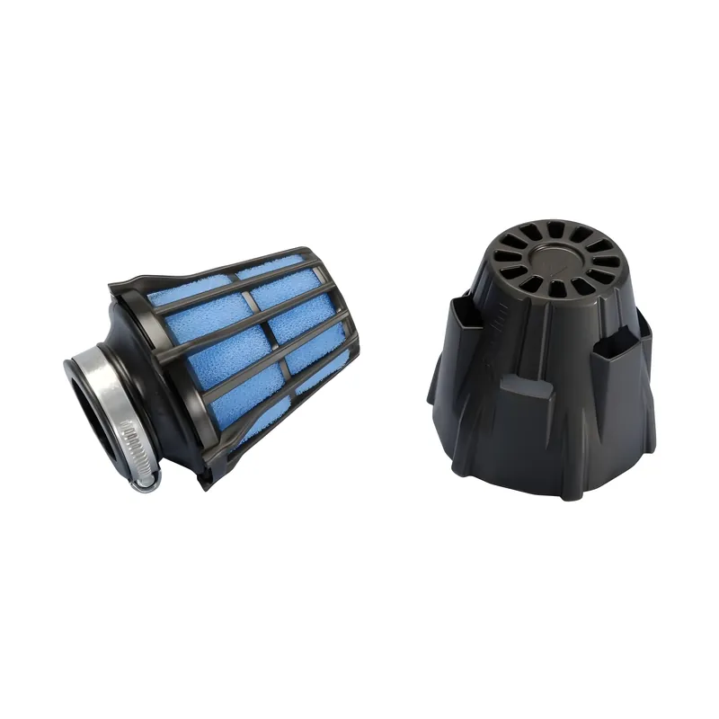 Super-Preis Luftfilter Polini Blue Air Box 46mm gerade schwarz-blau