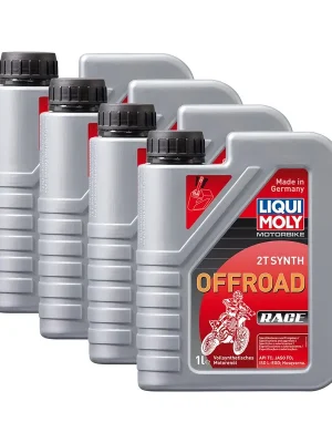 4x Liqui Moly 3063 Motorbike 2T Semisynth Offroad Race Motoröl 1L Sale
