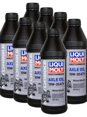 Schneller Versand 8x Liqui Moly 3094 Axle Oil ATV 10W-30 Hochdruckgetriebeöl 1L