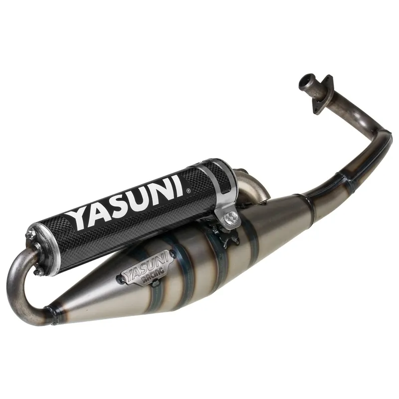 Aktuell Auspuffanlage Yasuni Scooter Z mit Zulassung, Carbon für Piaggio, Piaggio Typhoon, Gilera Runner Aprilia SR R LC Street NRG Power AC SP Extreme Zip SSL 25 2