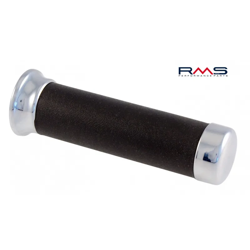 Lenkergriffe schwarz / chrom RMS für Vespa PX / Freno a Disco Schneller Versand