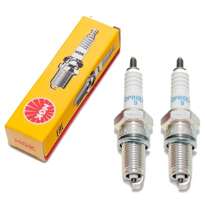 Bestseller Zündkerzen Set NGK 2x DPR6EA-9 Zündkerze entstört, 19,0mm Langgewinde Ø 12,0mm, 5531