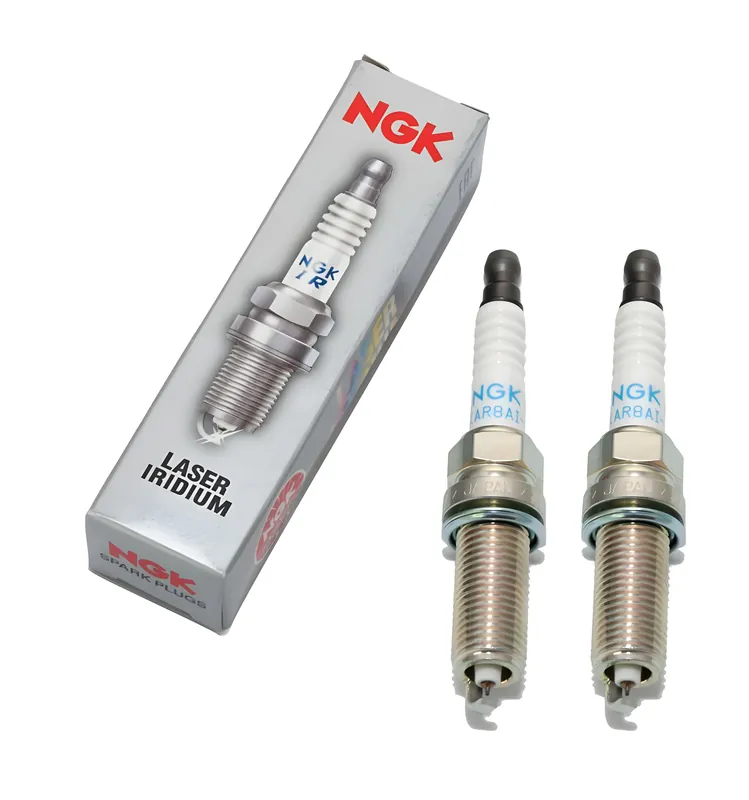 Neuheit Zündkerzen Set NGK 2x LKAR8AI-9 Iridium-Zündkerze entstört, 26,5mm besonders langes Gewinde Ø 12,0mm, 6706
