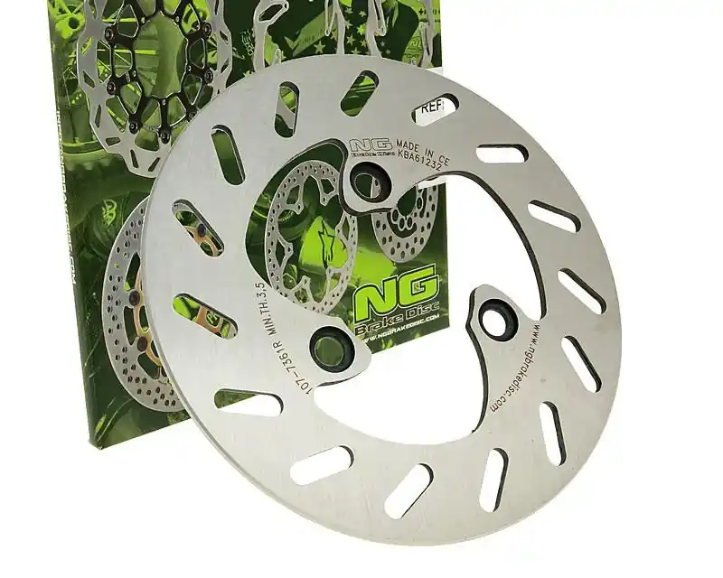 Online Kaufen Bremsscheibe NG 107 - 190 / 58 / 4mm 3 Loch für Yamaha Aerox Cat, Aprilia SR R LC Street Piaggio NRG Extreme AC MC2 MBK Nitro ATU / Explorer Race GT