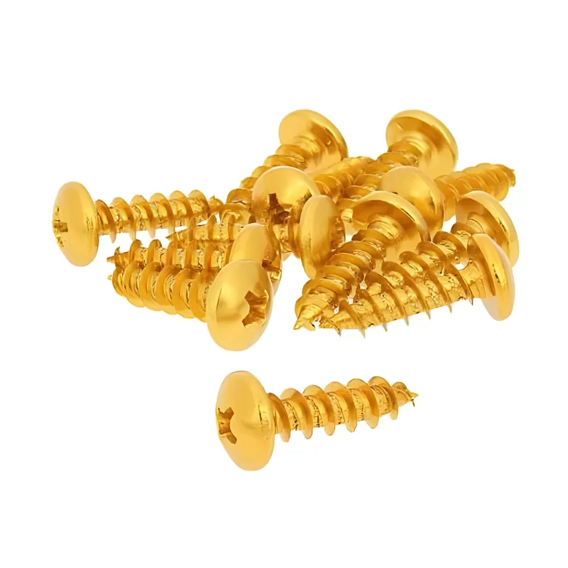 Schraubensatz 12 Stück Verkleidung gold - 6x20 Schneller Versand