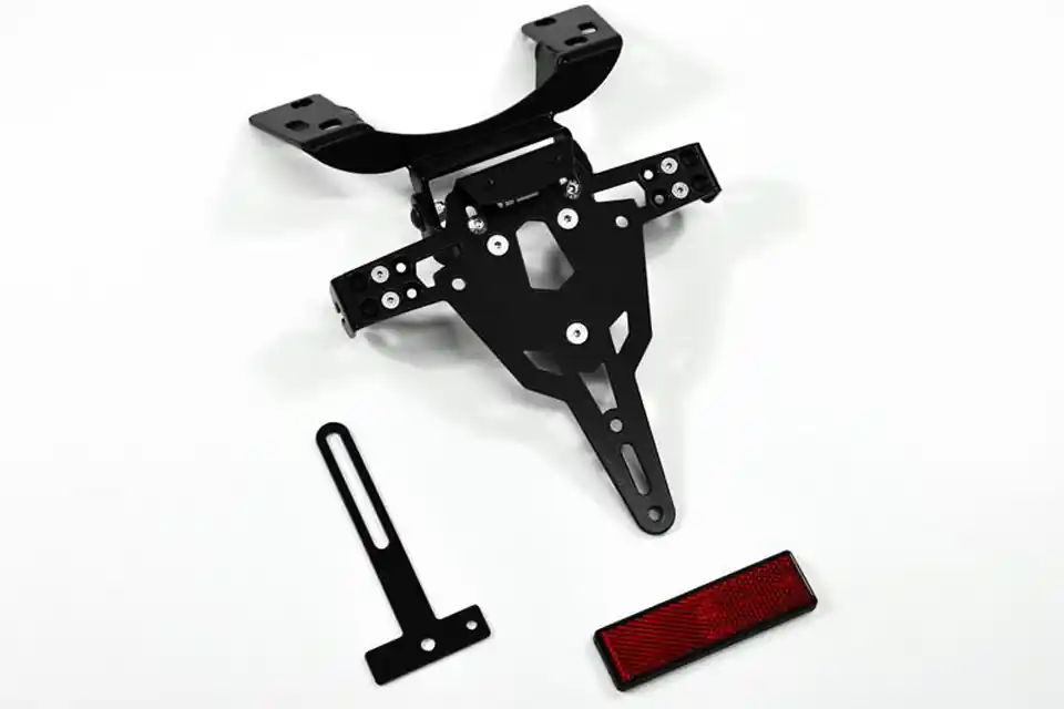 IBEX-Pro Kennzeichenhalter in schwarz für Suzuki GSXR 1000 Bj. 05-06 Echt