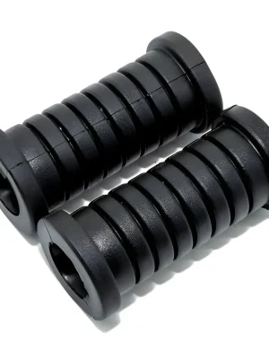2x Fußrastengummi - schwarz - 90 mm lang, 20 mm Innendurchmesser Neue Ware