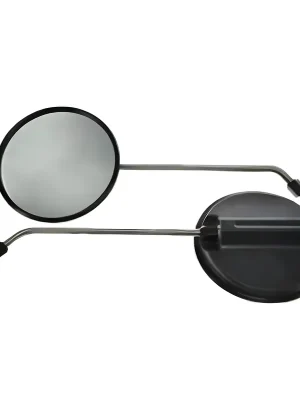 2x Rückblickspiegel ø 120 mm, Gewinde M8, Spiegelarm Edelstahl, rechts u. links verwendbar Aktuell