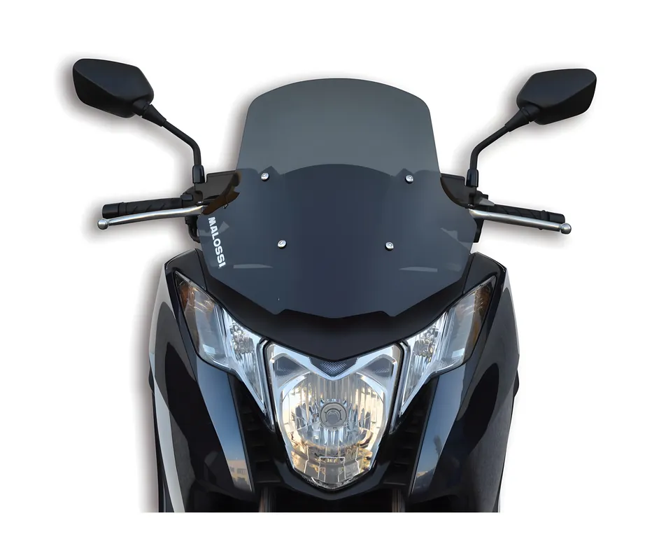 Windschild Malossi Sport Screen, rauchgrau dunkel, 432x445x3mm für Intergra 700-750 Zertifiziert