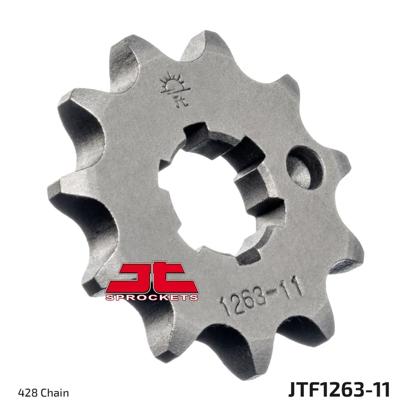 Neue Ware Ritzel JT Sprockets 428 11Z grobverzahnt Innendurchmesser 16mm / 20mm für Yamaha YBR DT LC LC-2 RD DX XT R X SR SE RS E 80 - 200 ccm Bj. 1974 - 2007