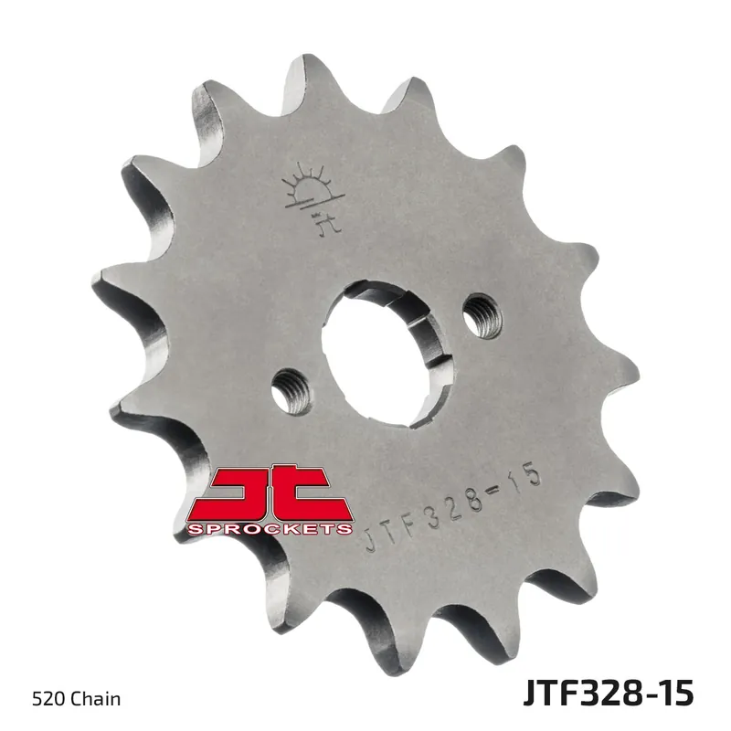 Ritzel JT Sprockets 520 15Z grobverzahnt Innendurchmesser 18mm / 20mm für SMC Cheetah 1, Explorer Titan E-ton BXL Draco SYM Wolf Urban CFS RXL Viper Neuheit