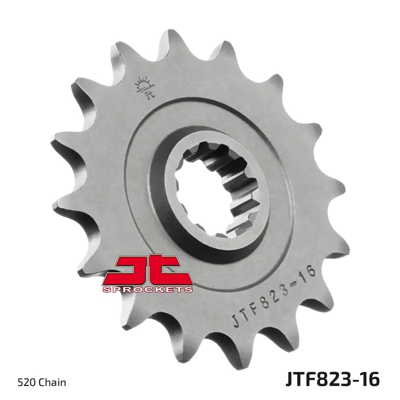 Echt Ritzel JT Sprockets 520 16Z feinverzahnt Innendurchmesser 21mm / 25mm für Husaberg FE FS FC 350 - 650 ccm Bj. 1993 - 2008