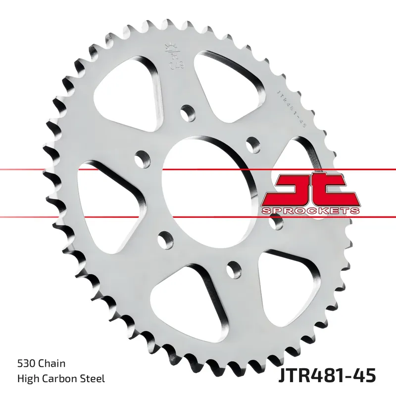 Neue Ware Kettenrad JT Sprockets 530 45Z Innendurchmesser 74mm Lochkreis 104mm für Kawasaki Z SR C B J 400 / 650 ccm Bj. 1977 - 1983