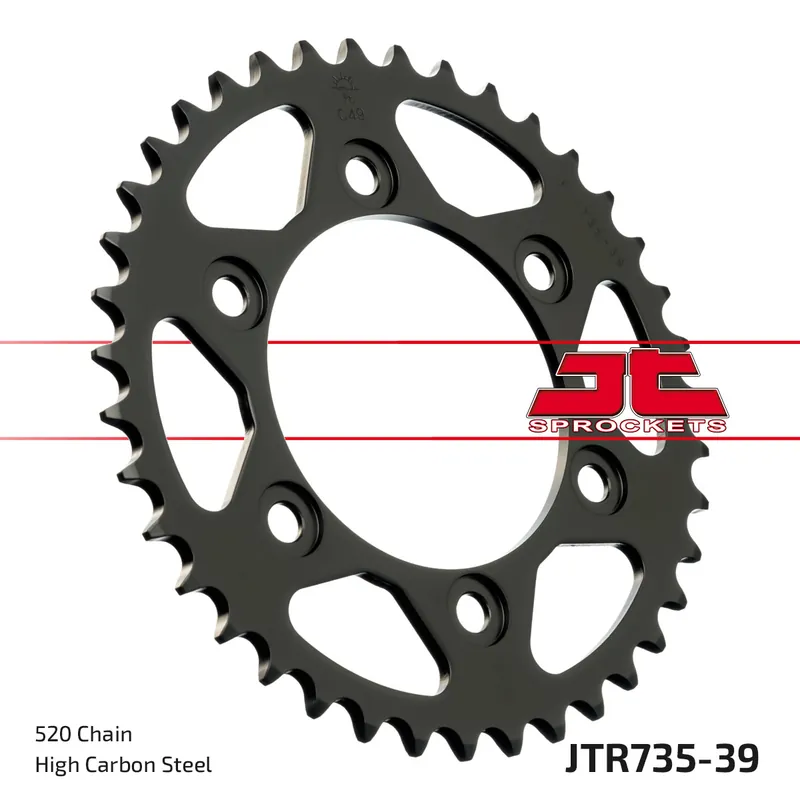 Solange Der Vorrat Reicht Kettenrad JT Sprockets 520 39Z Innendurchmesser 100mm Lochkreis 124mm für Ducati Monster i.e. Dark SS FE Carenata i.e S 350 - 907 ccm Bj. 1988 - 2014