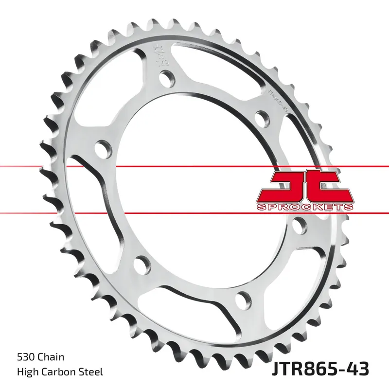 Garantierte Lieferung Kettenrad JT Sprockets 530 43Z Innendurchmesser 125mm Lochkreis 145mm für Yamaha FZR Genesis FZ A R Competition 600 / 750 ccm Bj. 1985 - 1994