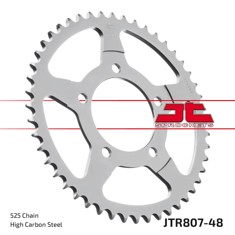 Kettenrad JT Sprockets 525 48Z für Suzuki SV S SF, Honda NX Dominator GSF Bandit ABS GSX F 400 / 650 ccm Bj. 1991 - 2016 Neu Im Sortiment