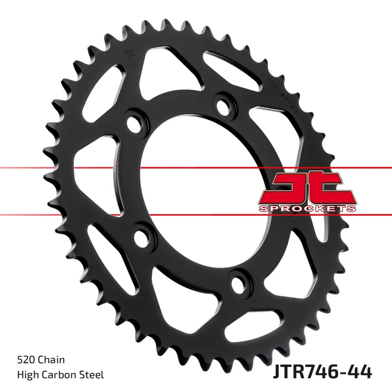 Neue Ware Kettenrad JT Sprockets 520 44Z Innendurchmesser 100mm Lochkreis 124mm für Ducati Scrambler Monster Dark Sport Special Panigale 400 - 1100 ccm Bj. 2014 - 2022