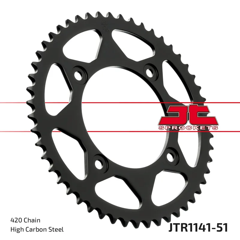 Top-Seller Kettenrad JT Sprockets 420 51Z Innendurchmesser 100mm Lochkreis 120mm für Beta RR Enduro Supermoto REV LC 50 / 80 ccm