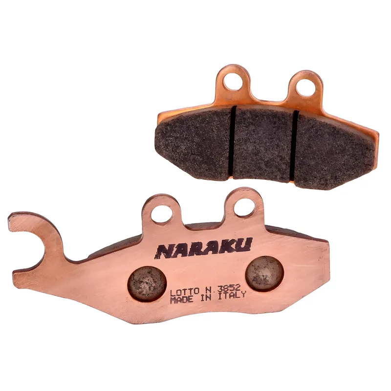 Geprüft Bremsbeläge Naraku Sinter für Piaggio X7, X9, X-Evo, MP3, Vespa 946, GTS, GTV