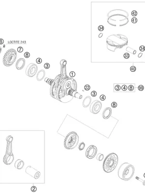KOLBEN KPL. D=97MM Heißes Angebot