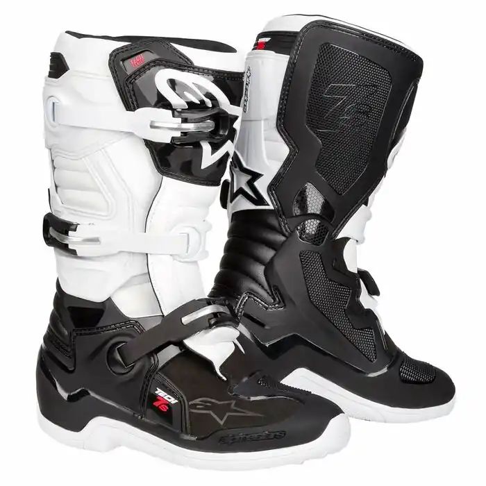 Alpinestars Stiefel Tech 7S Schwarz/Weiß 6 (39) Begrenztes Angebot