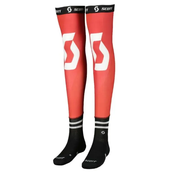 Kracherpreis Scott Strümpfe Knee Brace Rot