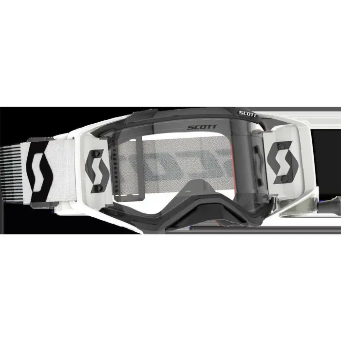 Scott Brille Fury WFS Schwarz Weiß - Klar Preis Gesenkt