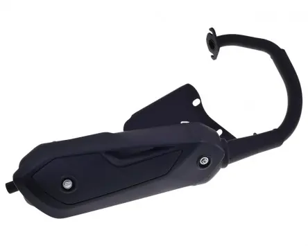 Must-Have Auspuff TECNIGAS Silent Pro Black für Daelim, Kymco, SYM stehend