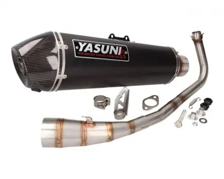 Auspuff YASUNI Scooter 4 Black Edition kompatibel für Honda Forza 125 Must-Have