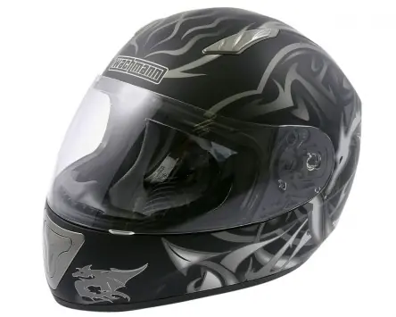 Expressversand Integralhelm WACHMANN WA-10 ViriFortis grau / schwarz matt