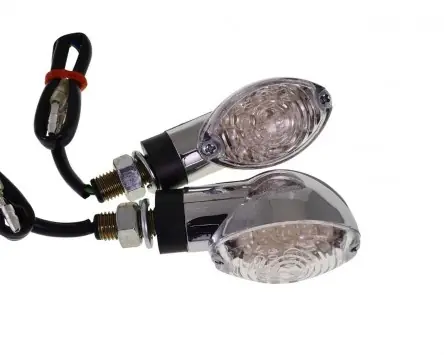 Blinker STR8 Ovalia LED (mit Zulassung) chrom Preisreduziert