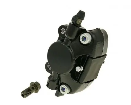 Bremssattel Bremszange Rivello vorne schwarz kompatibel für Piaggio Zip SP 1 2 SSL RST Vespa ET Neue Ware