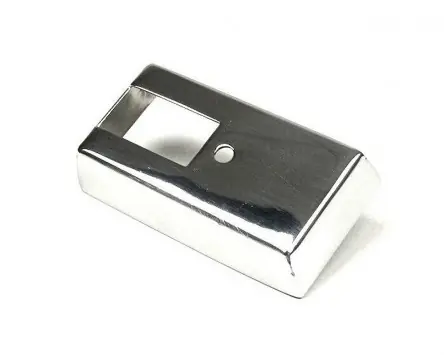 Abdeckung Blinkerschalter SCC Edelstahl für Vespa PX 80, 125, 150, 200 ab Bj. 1984 Versand Am Gleichen Tag