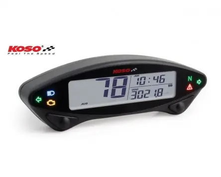 Aktuell Tachometer KOSO DB EX-02 Digital mit ABE 12V 360km/h