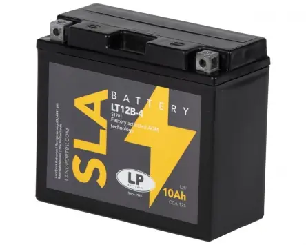 Batterie LANDPORT LT12B-4 SLA 12V 10Ah kompatibel für Yamaha XJ6, YZF-R1, Ducati Monster, Kawasaki ZX-10R, Gilera Runner VXR, Aprilia Sport City Schnäppchen