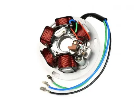 Grundplatte, Lichtmaschine Ersatz 3 Kabel für ohne Batterie mit Blinker BGM kompatibel für Vespa PX, P125X, P150X Schneller Versand