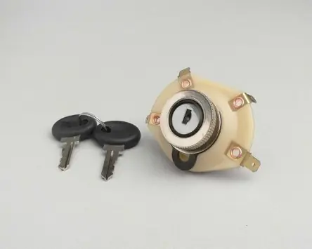 Bestpreis Zündschloss OEM QUALITÄT 4 Anschlüsse, kompatibel für Vespa Rally200, ET3, PX (-1984), italienische Modelle, ohne Batterie