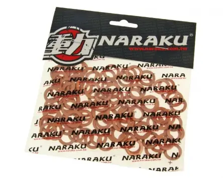 Dichtringe Kupfer NARAKU 10x16x1,5mm 100 Stück Neuheit