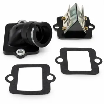 Ansaugstutzen Set Membranblock, Dichtungen kompatibel für Piaggio NRG, TPH, Zip SP, Gilera Runner, Stalker, Typhoon, Aprilia SR50 Versand Am Gleichen Tag