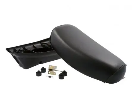 Kracherpreis Sitzbank klappbar schwarz SCORPEX kompatibel für Piaggio Ciao PX 50 2T AC, Vespa Ciao PX 50 2T