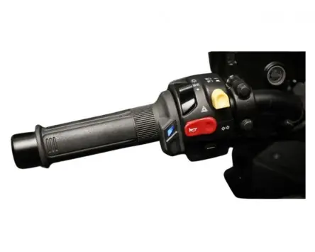 Heizgriffe KOSO 12V HG-13 120mm für 22mm Lenker mit Drehgas für ATV Motorrad Quad Roller Scooter Adventure Enduro Griffheizung universal Meistverkauft