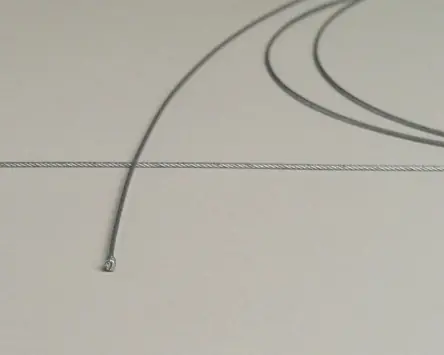 Neu Im Sortiment Gaszug 1,2mm x 2500mm, Nippel 3 x 3mm geflochten BGM universal, kompatibel für Roller, Scooter, Vespa, Mofa, Moped, Quad, Classic