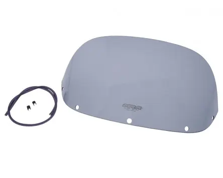 Knallerangebot Scheibe MRA-Verkleidungsscheibe kompatibel für Honda XRV 650 Africa Twin rauchgrau Originalform