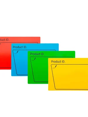Begrenztes Angebot IK Farbkartenset zur Inhaltskennzeichnung rot, blau, gelb, grün